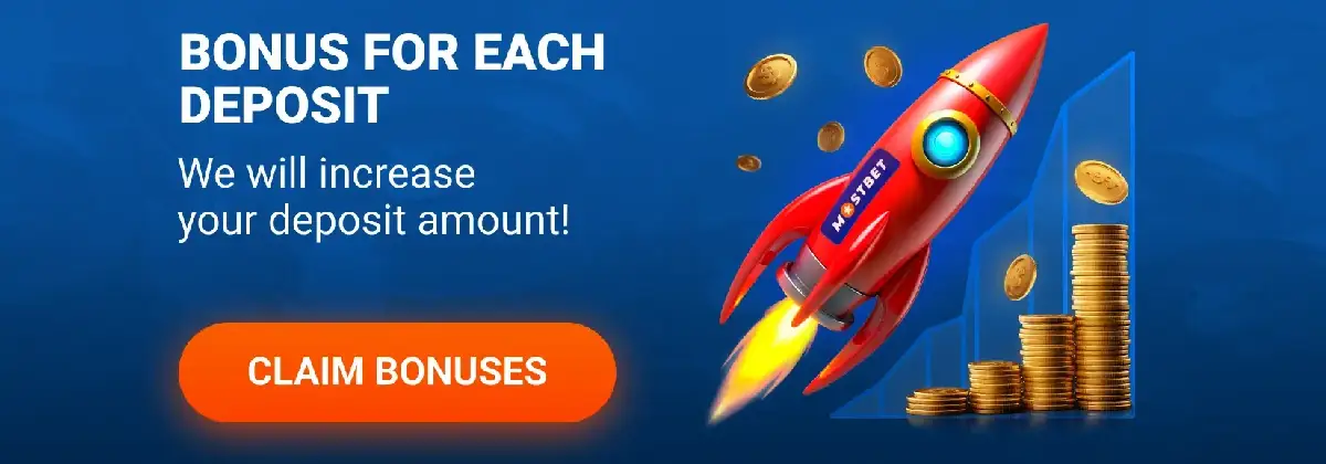 MostBet casino Canada homepage